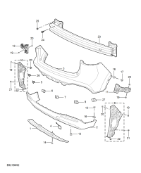 10462051-BRACE-REAR BUMPER