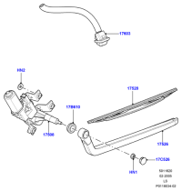DKC500030-BLADE ASSY - WIPER LHD