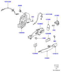 CXF500033-REINF ASSY-RAD CORE UPR