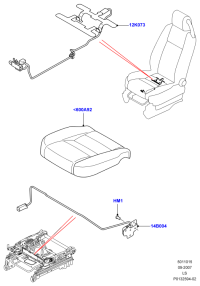 YDB500361-SENSOR ASSY-WHEEL SPEED,LH