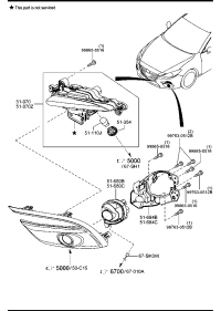 BAPJ51350-LAMP ASSY-FR TURN SIGNAL,RH