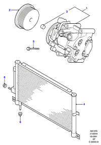 1S7H19710AD-CONDENSER ASSY