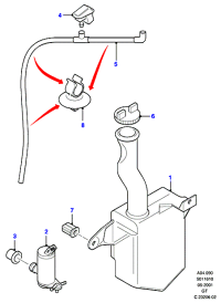 W700089S300-CLIP,HOSE