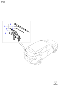 JS117400AA-BLADE ASSY - WIPER LHD