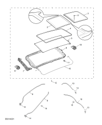 10544837ASA-PANORAMA ROOF ASSY