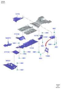 GR2B11779AE-PLATE-AIR GUIDE