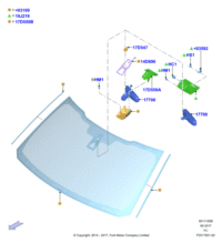 FL3Z17D550AB-COVER,DUST