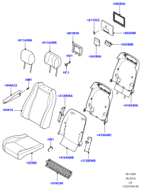 LR009398-ARM REST ASSY-CONSOLE