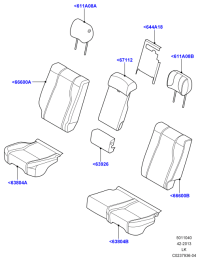 LR048927-ARM REST ASSY-CONSOLE