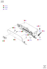 6M21U06056AA-HINGE ASSY-FR DR UPR LH