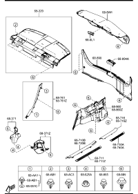 GV7D6889X-TRIM,TRUNK END