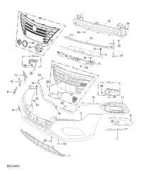 10750357-MOULE BUMPER
