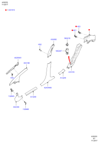 CN15A02348AE3ZHE-Trim assy-cowl side rh
