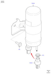 W710665S442-BOLTRR SUSP STABILIZER