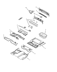 5155145AA-MEMBER-REAR CROSS END,UPPER