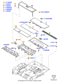 7L1Z7842624AB-PLATE-CAM B