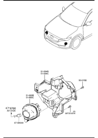 B63B51690-UNIT FOG LIGHT L