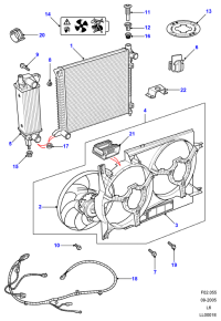 PCC000320-Radiator assembly
