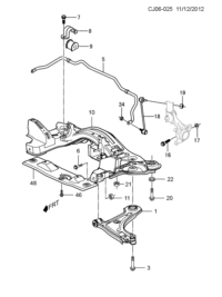 9063171-Arm, lower control (w/bush)