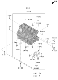 390Y32GH00-BLOCK SUB ASSY-CYLINDER