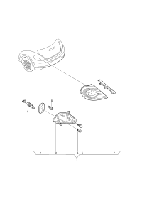 5C5945207D-LED taillight