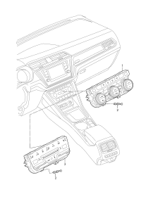 5GD907426D-Manually adjust the display and operation unit and control unit of the air conditioner
