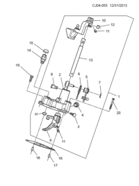 24105740-Cover, transmission (incl 2-13,22)