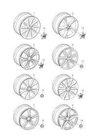 4G8601025AH-Wheel rim: