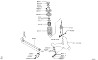 MR992324-PAD,FR SUSP SPRING,UPR