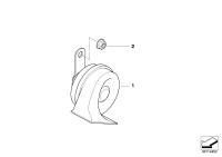 61337184481-HORN 12V 400/500HZ 72W