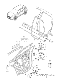L8U0833721A-Seal, door inside
