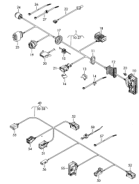 3AB971557B-Harness, for door trim