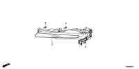 33200T2AH01-Lamp assy-daytime running rh