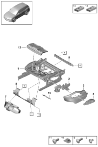 992959747G1E0-Switch module-seat
