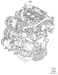 LR006631-Engine assy-complete