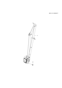 26209828-Retractor, front seat belt