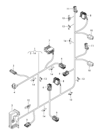 L4G5971035CJ-Harness, for door trim