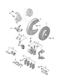 3W0698996E-Kit, ep brake
