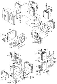 4E0035541S-Controller & receiver, car radio