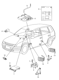 6Q0909601F-Air bag control unit