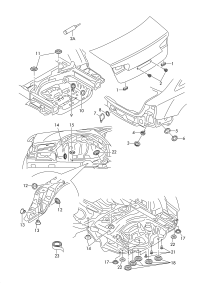 7L0971841B-Boot kit plr