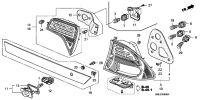 74890SNVH01ZA-GARNISH ASSY., RR. L