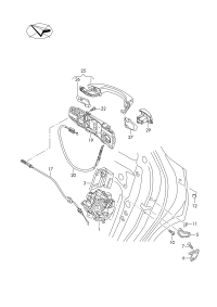 4G0839015L-AUDI TT MK2 WINDOW MECHANISM