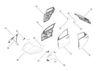 8403101U1910E-PANEL-FENDER LH