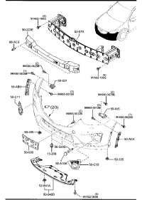 KD45500T1C-RETAINER(R),FRONT BU