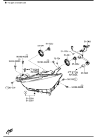 DM0P510K0A-UNIT(R),HEAD LAMP