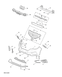 10057456-ABSORBER ENERGY,FRONT BUMPER