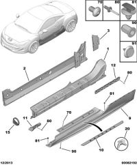 7416V8-BRACKET,HARNESS