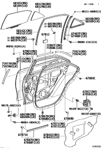 6787106150-WEATHERSTRIP, RR