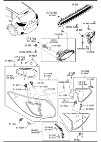 KD5451150D-LAMP(R),RR COMB